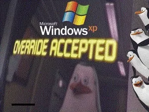 Windows XP Override accepted boot