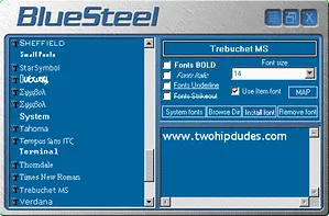 BlueSteel for BoxFonts