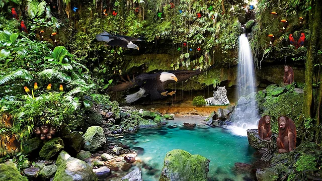 Jungle Zoo Playground