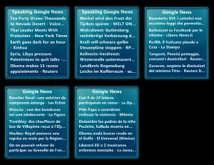 Google News 1.1 eng. + ger. + ita. + fre + spa.