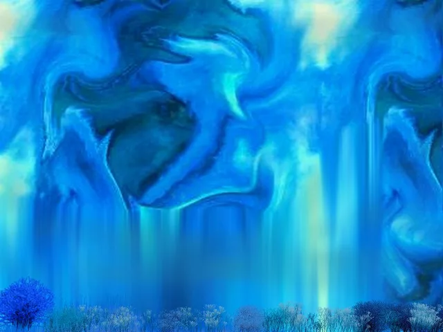 blue eye of distortion