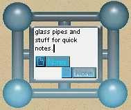 Glass Pipe for Quick Notes