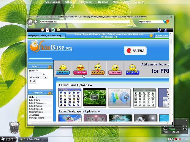 Glass Browser 2 Beta