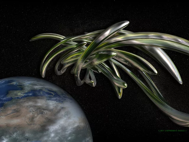 Spaceship Near Earth