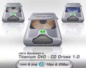 Titanium DVD - CD Icons 1.0