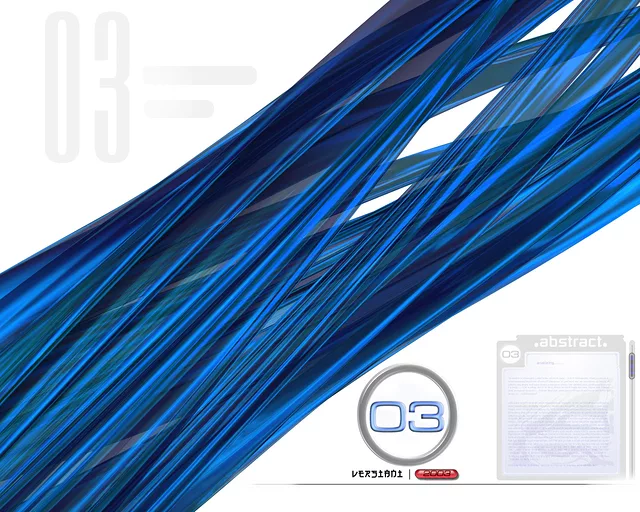 Abstract Blue by Versiani