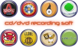 8 Recording/Burning-Software Icons