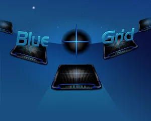Blue Cross (+) Grid