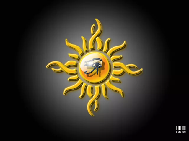 eye of ra tribal sun