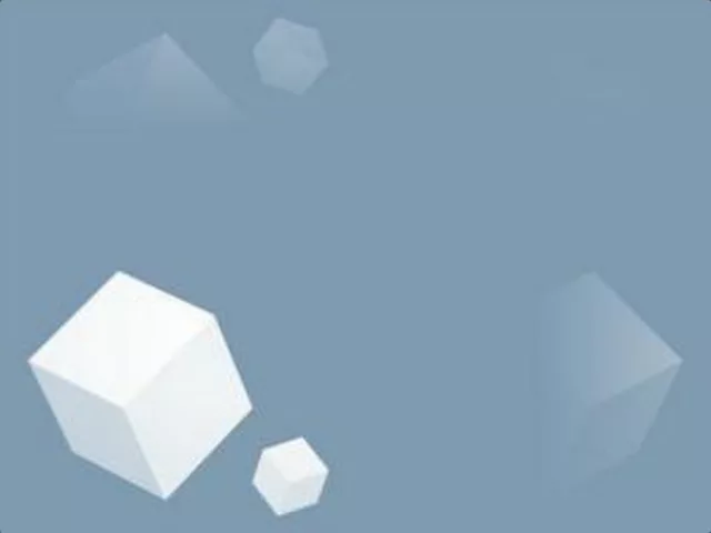 Cubic Blue Wallpaper