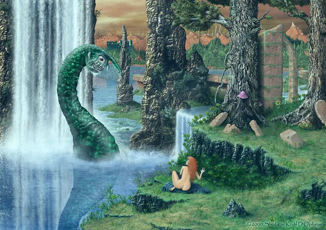 The woman and the beast