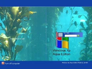 Windows XP Auqa Edition