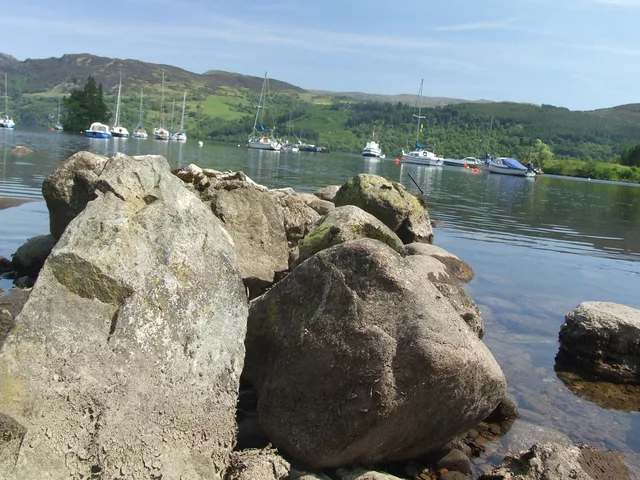 rocks and boats by Gregor Petrovic
