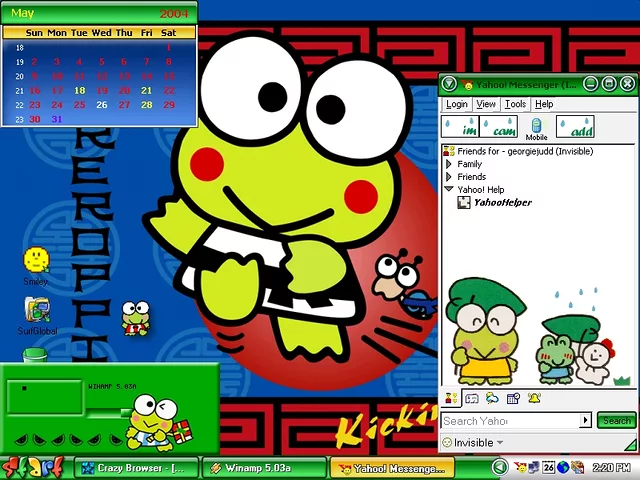 Kickin&amp;acute; Keroppi