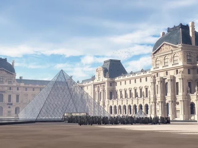 Early Morning at the Louvre