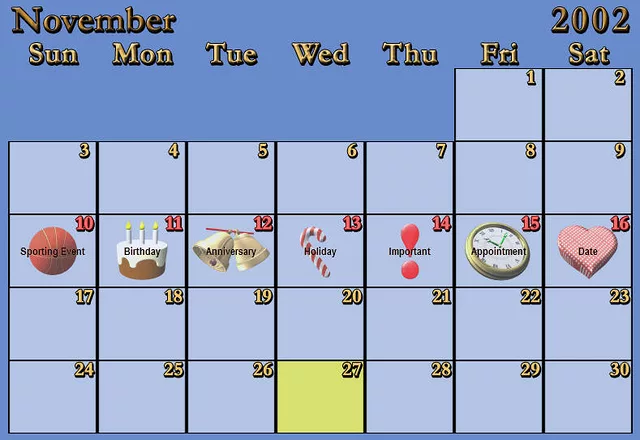 Wood - Large 2.0 (Rainlendar)