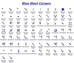 Blue Steel Cursors
