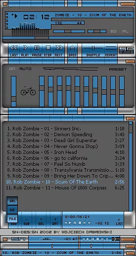 Sn DesigN Winamp2 Skin