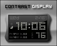 Contrast Display Rainmeter