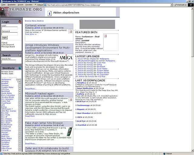 Skinbase - 09.11.2000