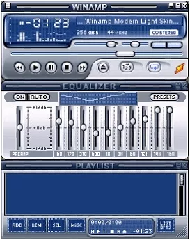 Winamp Modern Light Skin