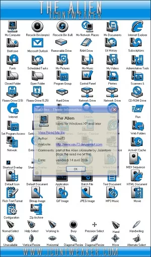 The Alien icontweaker