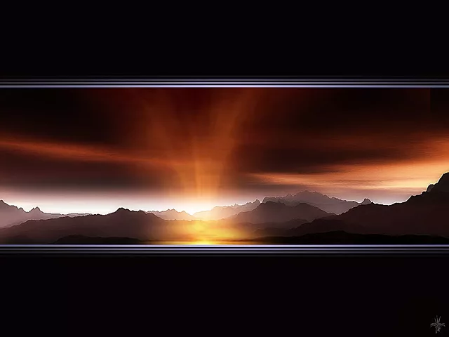 Mountain night _1024x768