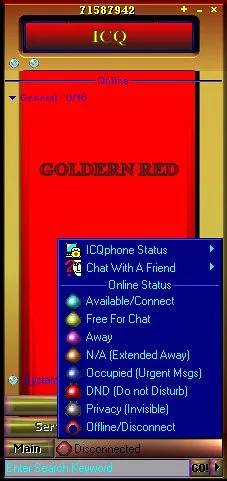 goldern red