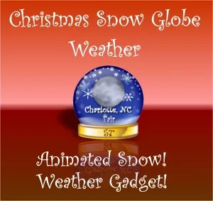 Christmas Snow Globe Weather