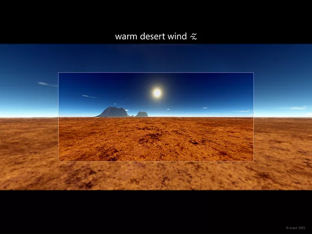 warm desert wind