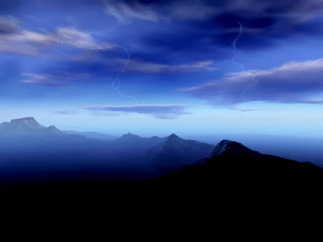 Mountains in the mist 2