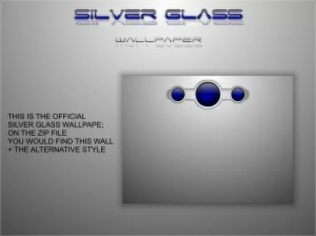Silver Glass Wallpaper