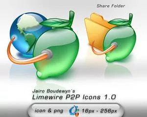 Limewire P2P Icons 1.0
