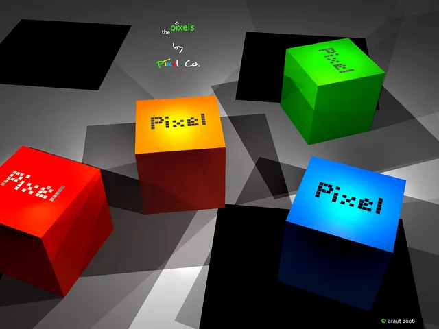 the pixels