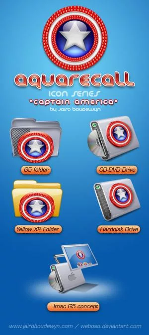 Captain America Icons