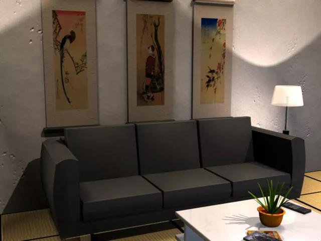 View 3   -   Japanese Modern Room