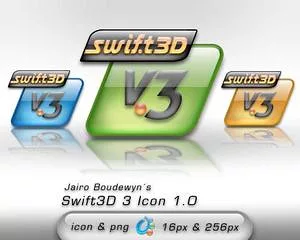 Swift3D v3 Icon 1.0