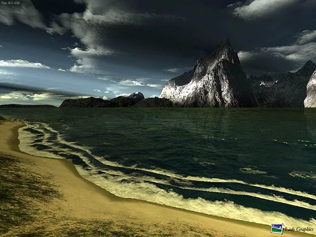 Flash and wonderful beach