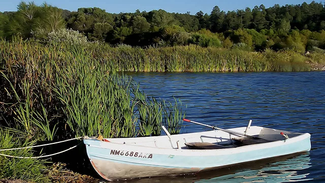 Lake side in New Mexico