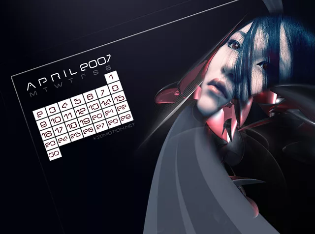 Downlight Calendar April 07