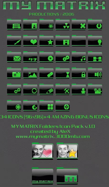 MY MATRIX Folders Icon Set v.1.0