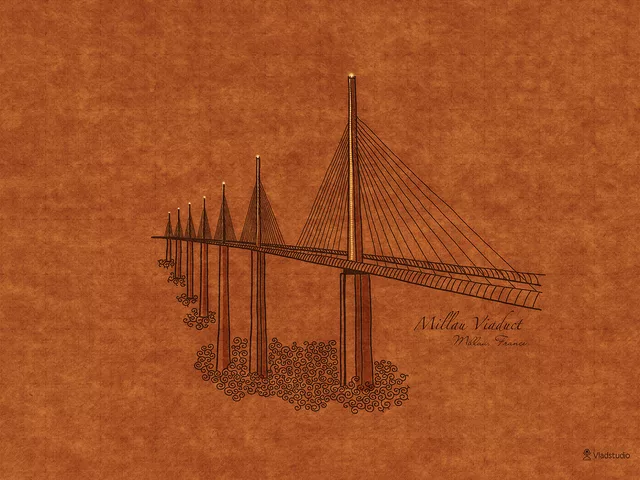 Bridges: Millau Viaduct, France