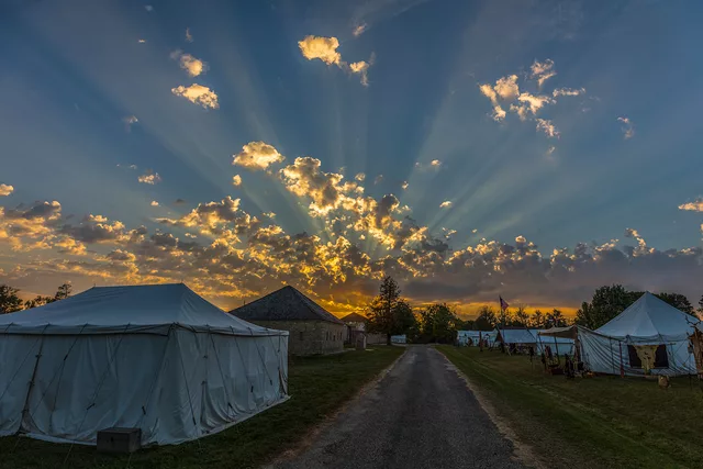 Sunset - Fort Atkinson Rendezvous Days