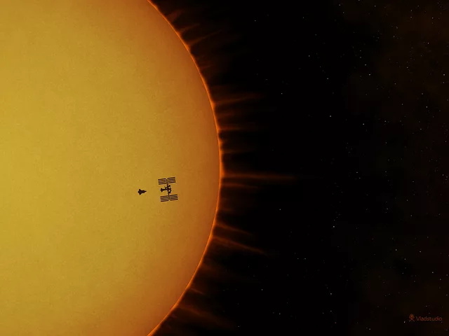 Atlantis Docking To The ISS