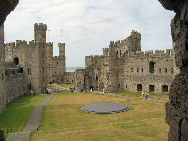 Caernarfon castle, Wales