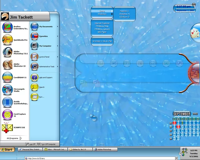 JamesT´s current desktop