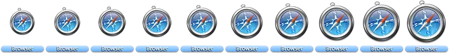 Safari Browser Animated Icon for Aston