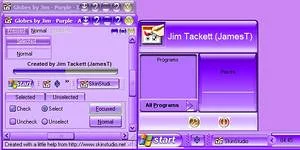 Globes by Jim - Purple