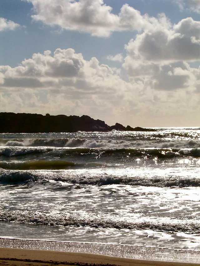 And the waves came a crashing..