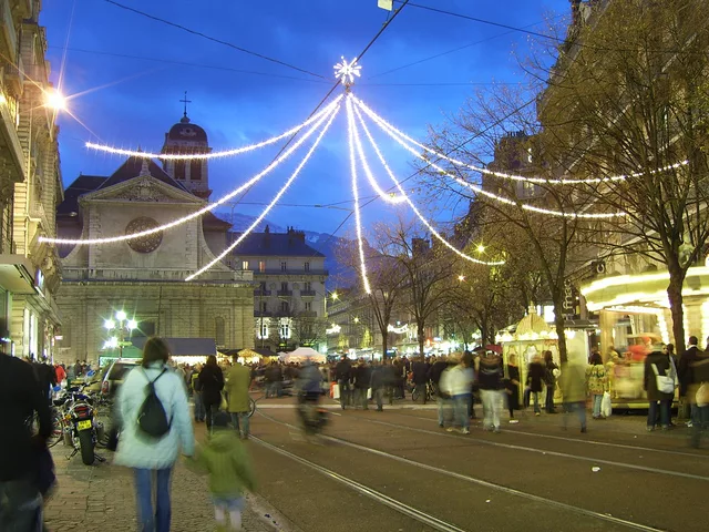 Grenoble by night